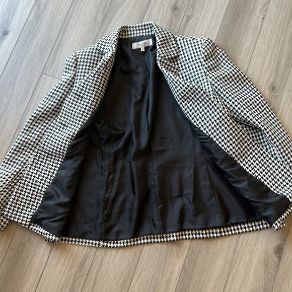 Jones Studio Separates Houndstooth Blazer Size 12 - Picture 3 of 7